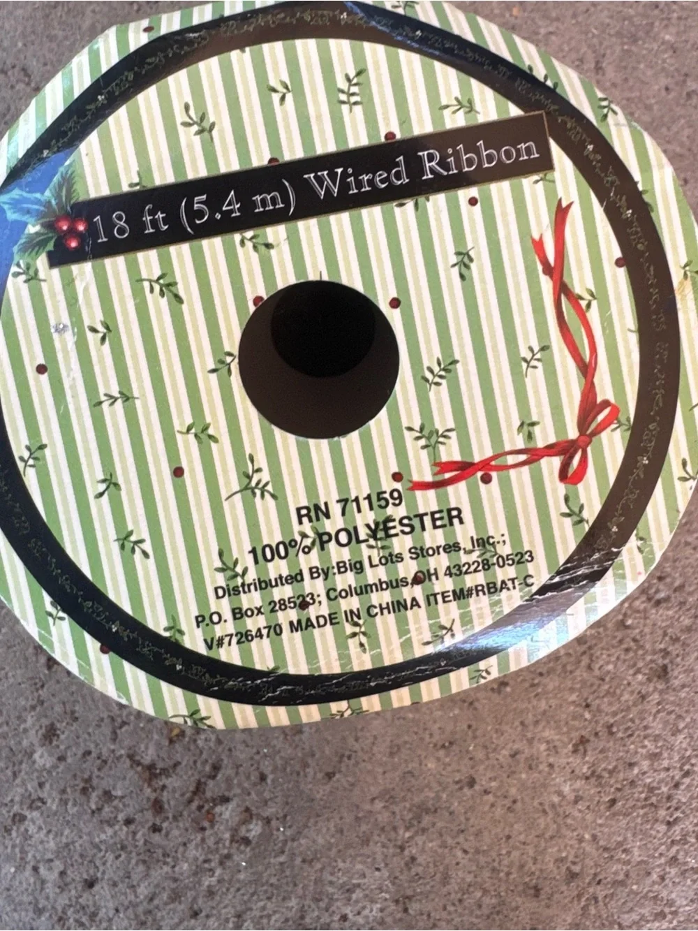Snowman Ribbon Christmas Crafting Wrapping Ribbon Retired 18ft